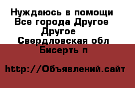 Нуждаюсь в помощи - Все города Другое » Другое   . Свердловская обл.,Бисерть п.